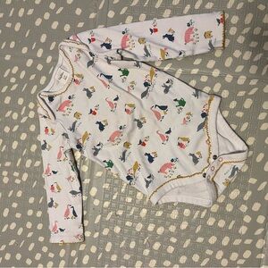 Baby Boden farm onesie